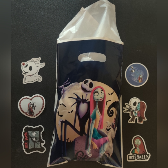 $2 Goodie bag & 5 random stickers w/ any Nightmare Before Christmas Purchase - Picture 2 of 3